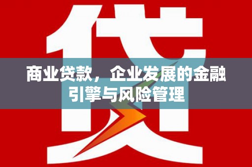 大余商业贷款，企业发展的金融引擎与风险管理