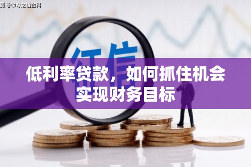 大余低利率贷款，如何抓住机会实现财务目标