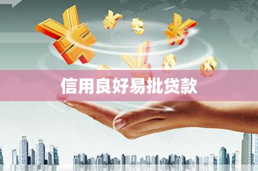 大余信用良好易批贷款
