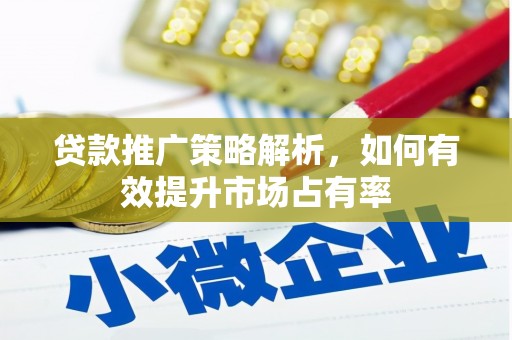 大余贷款推广策略解析，如何有效提升市场占有率