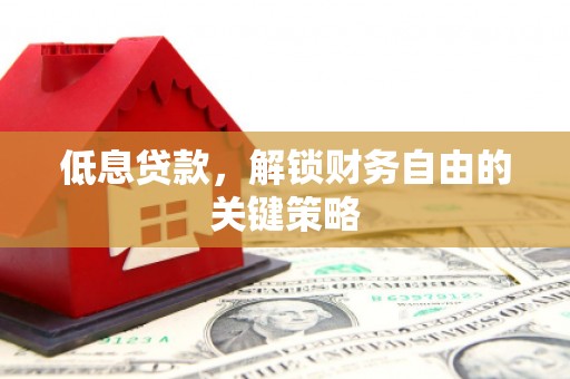 大余低息贷款，解锁财务自由的关键策略