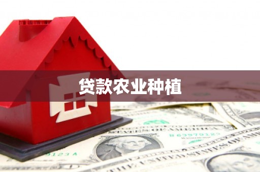 大余贷款农业种植