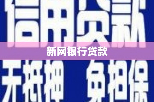 大余新网银行贷款