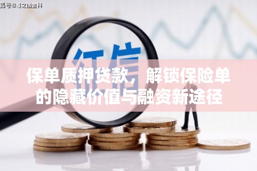 大余保单质押贷款，解锁保险单的隐藏价值与融资新途径