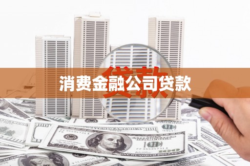大余消费金融公司贷款