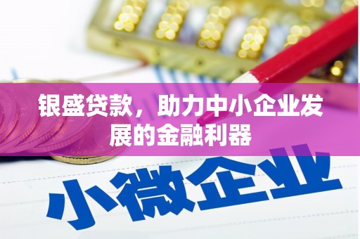 大余银盛贷款，助力中小企业发展的金融利器