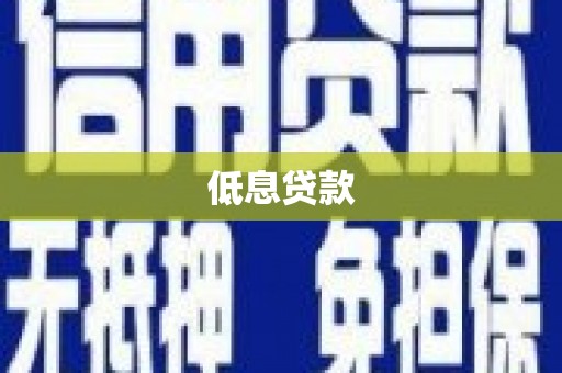 大余低息贷款
