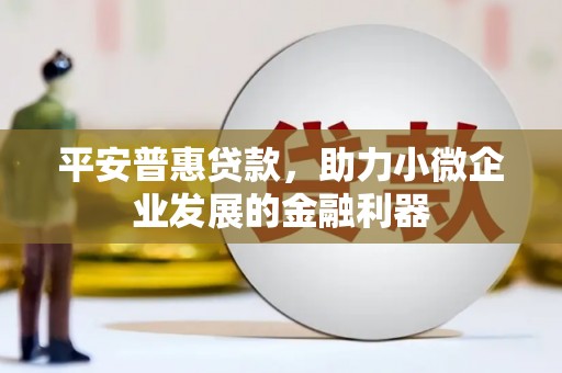 大余平安普惠贷款，助力小微企业发展的金融利器