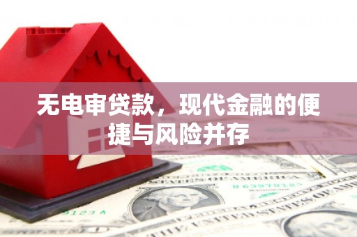大余无电审贷款，现代金融的便捷与风险并存