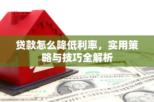大余贷款怎么降低利率，实用策略与技巧全解析