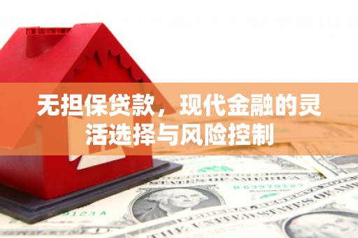 大余无担保贷款，现代金融的灵活选择与风险控制