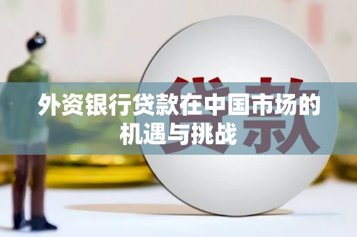 大余外资银行贷款在中国市场的机遇与挑战