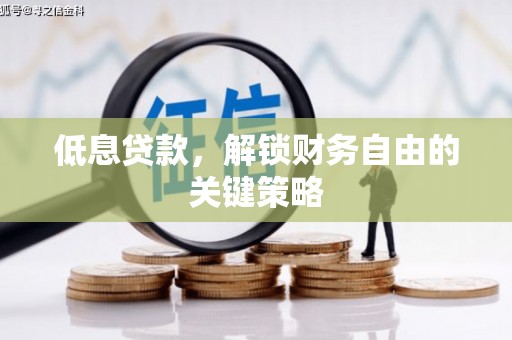 大余低息贷款，解锁财务自由的关键策略