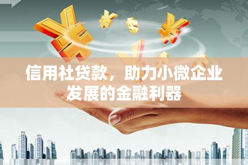 大余信用社贷款，助力小微企业发展的金融利器