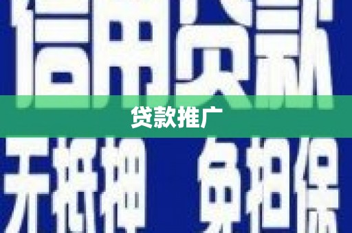 大余贷款推广
