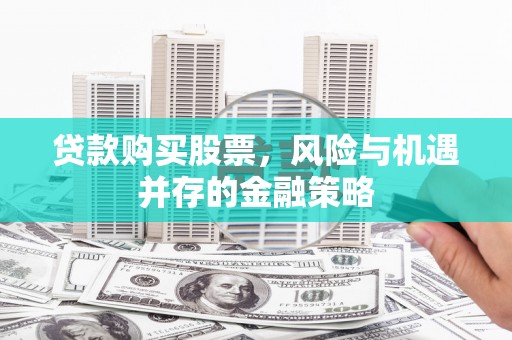 大余贷款购买股票，风险与机遇并存的金融策略