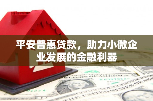 大余平安普惠贷款，助力小微企业发展的金融利器