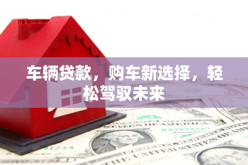 大余车辆贷款，购车新选择，轻松驾驭未来