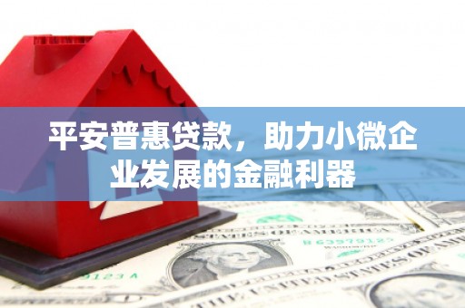 大余平安普惠贷款，助力小微企业发展的金融利器