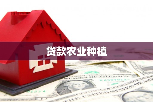 大余贷款农业种植