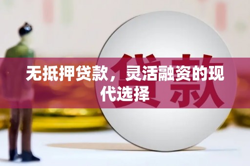 大余无抵押贷款，灵活融资的现代选择