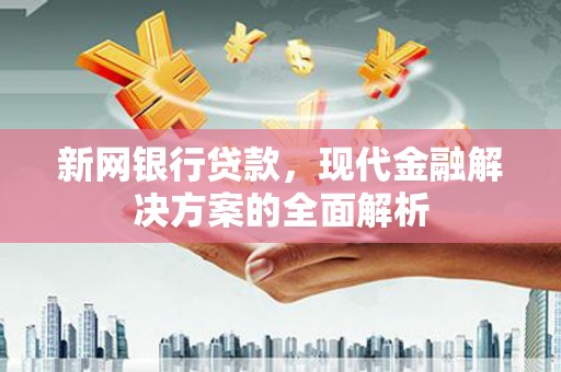 大余新网银行贷款，现代金融解决方案的全面解析