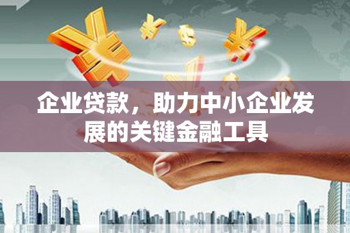 大余企业贷款，助力中小企业发展的关键金融工具