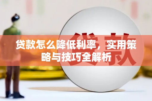 大余贷款怎么降低利率，实用策略与技巧全解析