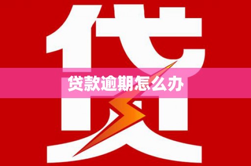 大余贷款逾期怎么办