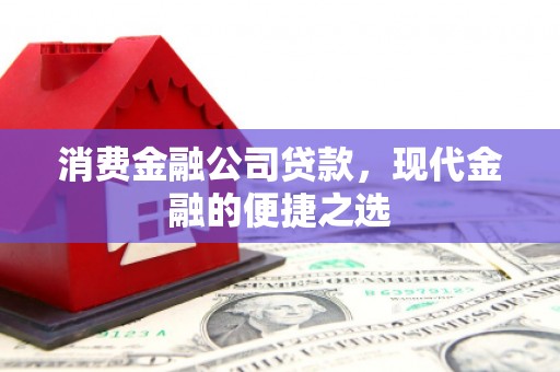 大余消费金融公司贷款，现代金融的便捷之选