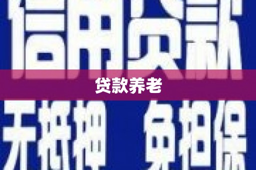 大余贷款养老