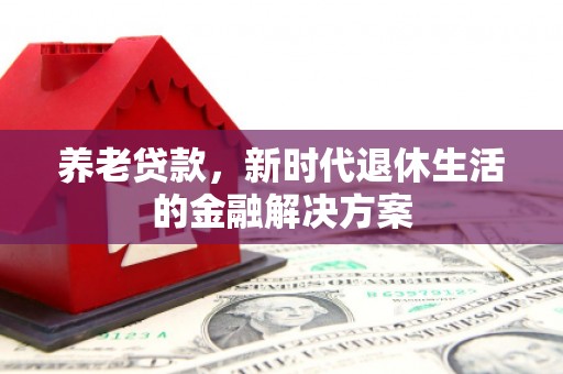 大余养老贷款，新时代退休生活的金融解决方案