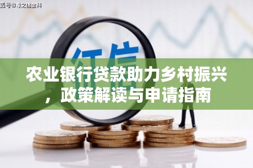 大余农业银行贷款助力乡村振兴，政策解读与申请指南