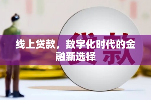 大余线上贷款，数字化时代的金融新选择