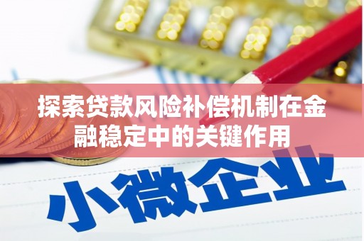 大余探索贷款风险补偿机制在金融稳定中的关键作用